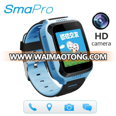 1.44 inch camera gps tracker kids security gps smart watch with GSM SOS calling camera function for children