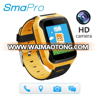1.44 inch camera gps tracker kids security gps smart watch with GSM SOS calling camera function for children